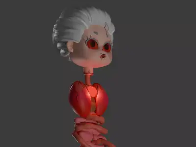 Krasue Low-poly 3D model