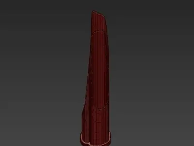 Unique bullet 3D model