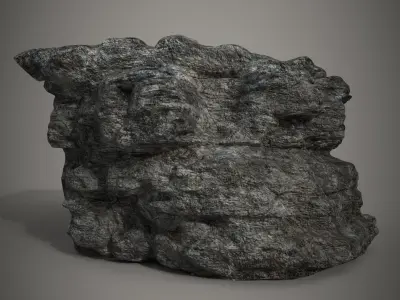 Rocky Mountain Terrain PBR 3D model