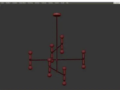 Atomium Light Low-poly 3D model