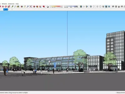 Sketchup Terminal C10 3D model