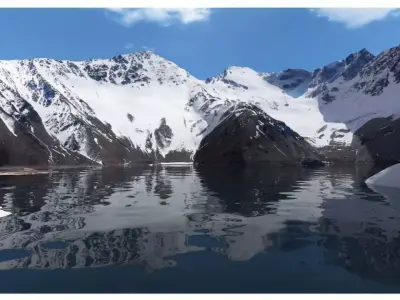 Snow Mountain Lake 3D model
