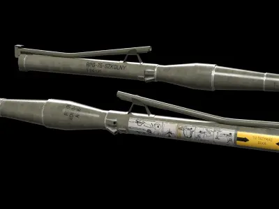 RPG-76 Komar Low-poly 3D model