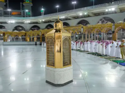 Maqam Ibrahim Low-poly 3D model