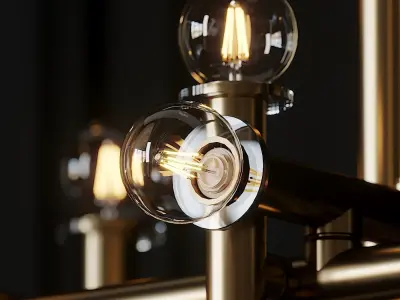 Milano Linear Suspension By Jonathan Adler 3D model