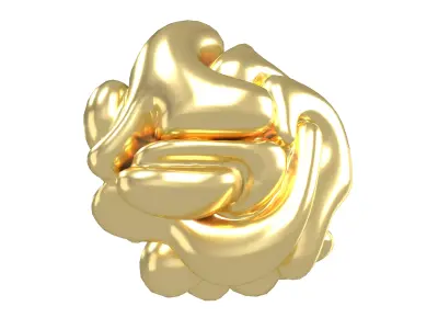 Abstract Shape v33 001 Low-poly 3D model