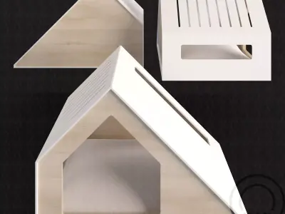 Deauvile pet House  Low-poly 3D model