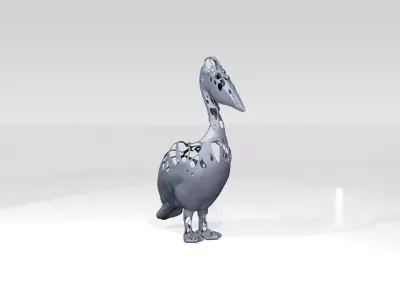 Pelican Dust Voronoi 3D model