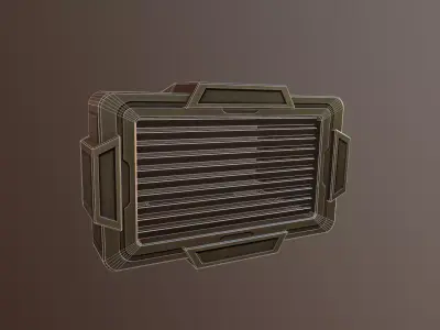 Sci Vi Air Vent Low-poly 3D model