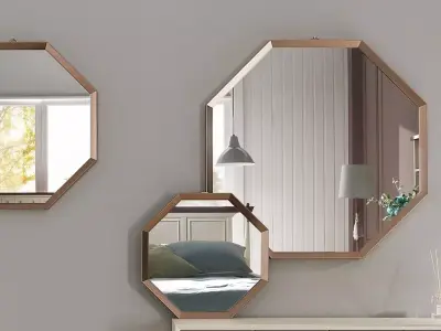 mounted vanity mirror 3D model