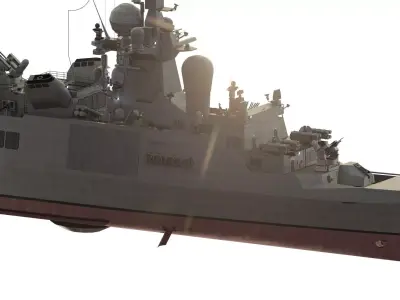 NAVY GRREK CORVETTE 3D model