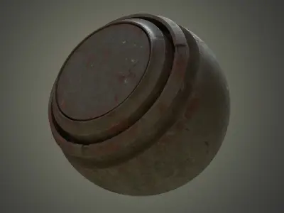 Painted metal smart material Texture