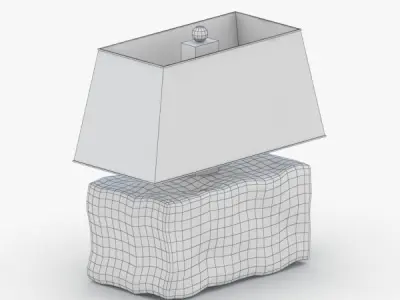 1392 - Table Lamp Low-poly 3D model