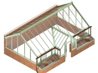 Greenhouse 3d model 3D model