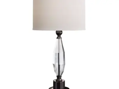 Uttermost Torlino Cut Crystal Lamp Low-poly 3D model