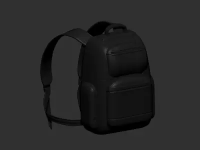 backpack high poly sculpt 3d printable ver 7 3D model 3D model 3D model