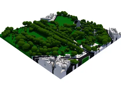 London city tile Level 2 block TQ2879 North East 3D model