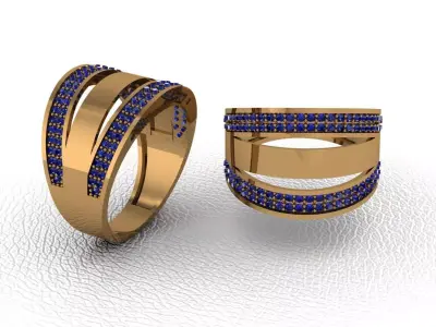 light gram ring-99 3D print model