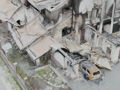 SCANS from Ukraine Buildings set 1 3D model