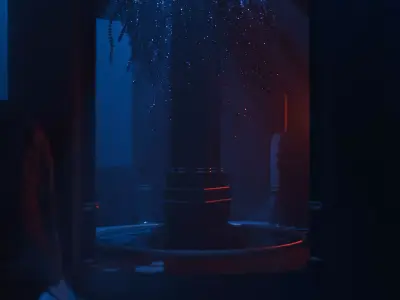 Moon Sanctuary Scene Cinema 4D 3D model