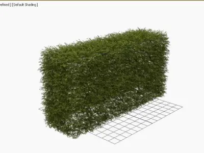 A standing clump of grass 3D model