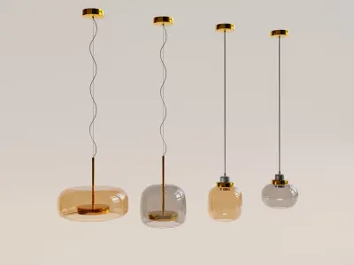 Pendant lamp - Friendlylight 3D model