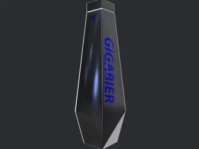 Tesla Gigabier Low-poly 3D model