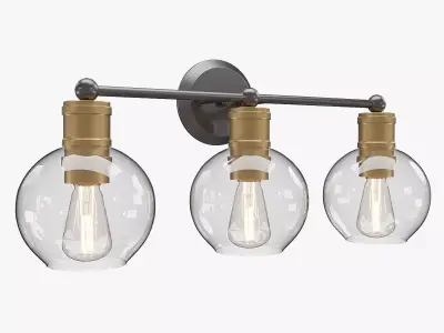 Hansford Bath Vanity Wall Light P300051 3D model