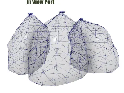 garbage bag - PBR - Game Ready Low-poly 3D model