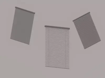Blinds Low-poly 3D model