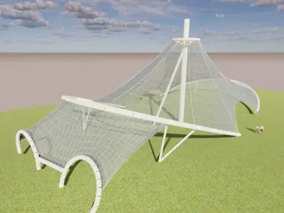 Tensile Structures Collection -A18 3D model