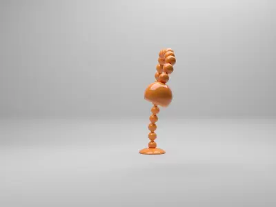 Modern Desk Lamp 3D model