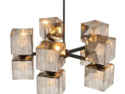 Crate and Barrel - Ava Large Chandelier 3D model
