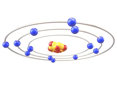 Aluminium Chemical Element v1 001 Low-poly 3D model
