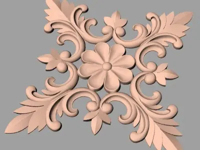 CNC 3D relief design STL format file used for artcam aspire E713 3D model