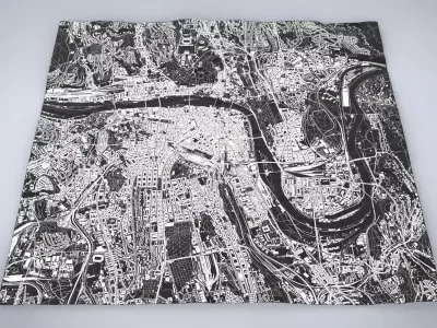 Cityscape Praha  Czech Republic 3D model