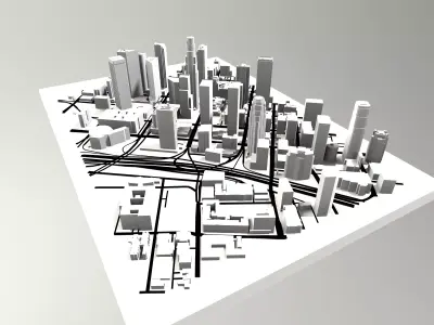 Downtown Los Angeles 3D model