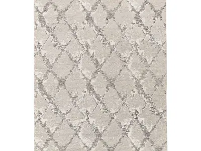 HAMZEH HAND-KNOTTED RUG 3D model