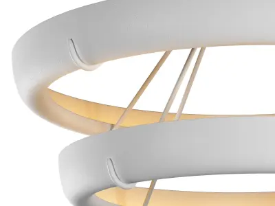 SEINE TWO-TIER ROUND CHANDELIER 60 3D model