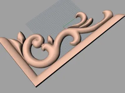 CNC 3D relief design STL format file used for artcam aspire E707 3D model