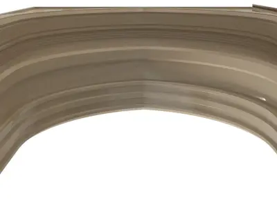 Double height gate 3D model