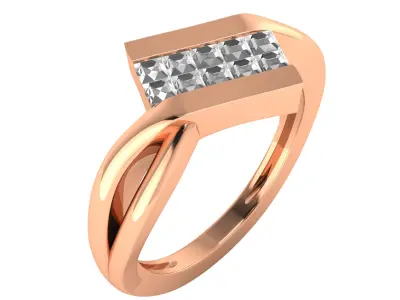 Women Ring Render 3dm STL MTL SLC JCD OBJ FBX Details 3D print model buy