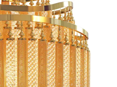 Chandelier Corbett Lighting Chimera 3D model