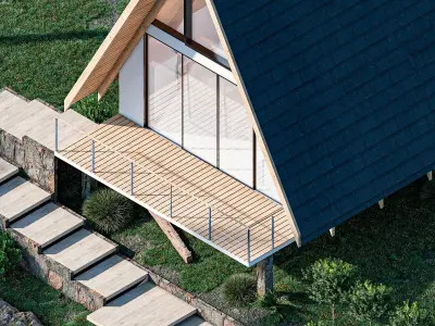 Archviz - Cabin 01 3D model