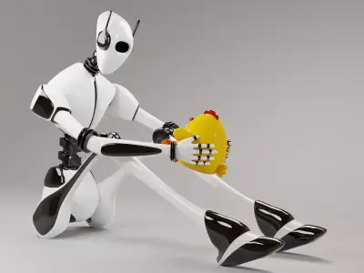 Robot design 3D model