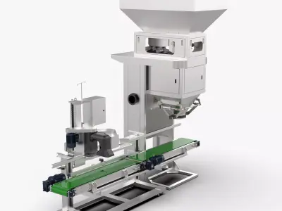 Automatic Quantitative Packaging Scale Machine 3D model