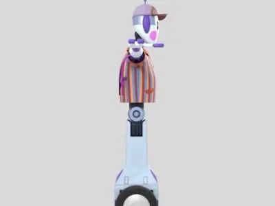 Server Bot-- FNAF Security Breach Low-poly 3D model