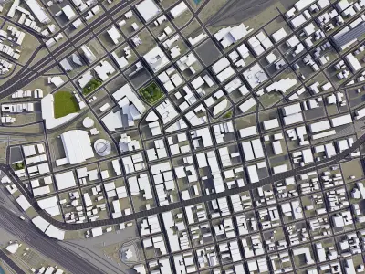 El Paso Low-poly 3D model