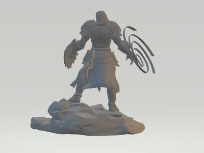 statue Gideon gameplay paragon 3D print model