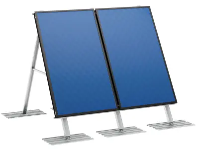 Solar panels auroTHERM classic Vaillant 3D model